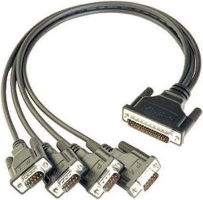 Produktbild Moxa CBL-M44M9X4-50 (POS) - Serielles Kabel DB44-Stecker auf 4 x DB9-Stecker, 50 cm (0.50 m)
