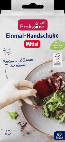 dm Profissimo Einmalhandschuhe Latex weiss Mittel (M)
