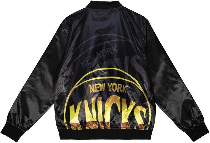 Produktbild Mitchell & Ness M&N Big Face 4.0 Satin Jacke - NBA New York Knicks - L (L)