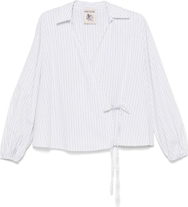 Semicouture Camicie Bianco E Celeste (40)