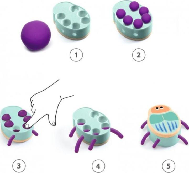 Produktbild Djeco Meine Spielknete Insekten