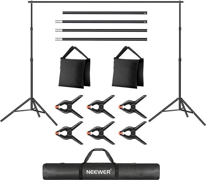 Actual product image Neewer photo background stand set (300 cm, 210 cm)