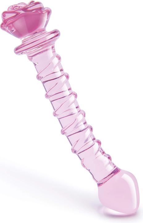 Produktbild Dream Toys Glaze Glass - Rosebud Spiral G-Spot Dildo