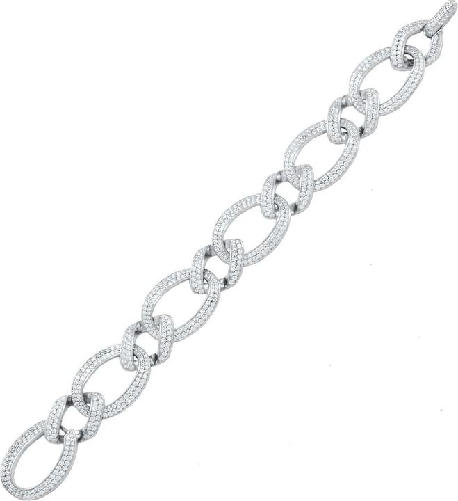 Actual product image Candy Bracelet Trisi, 925 Sterling Silver (17.50 cm, 925 sterling silver)