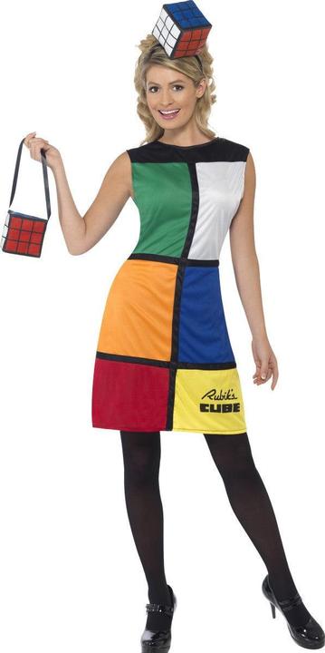 Smiffys Rubik's Cube Kleid Kostüm (M)