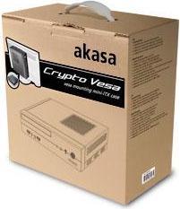 Produktbild Akasa Crypto Vesa Mini-ITX Case inkl. 80W Netzteil (Mini-ITX)