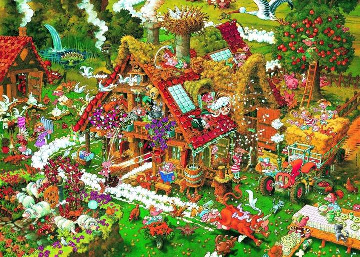 Actual product image Heye Funny Farm Standard (1000 pieces)