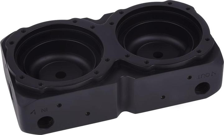 Immagine prodotto Alphacool Foglio di ghiaccio D5 Attacco doppio in ottone - Nero profondo
