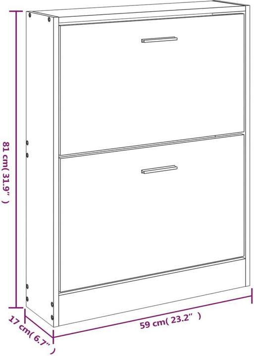 Actual product image VidaXL Sofia (59 x 17 x 81 cm)