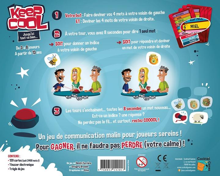 Immagine prodotto Cocktail games KEEP COOL (FR) (Francese)