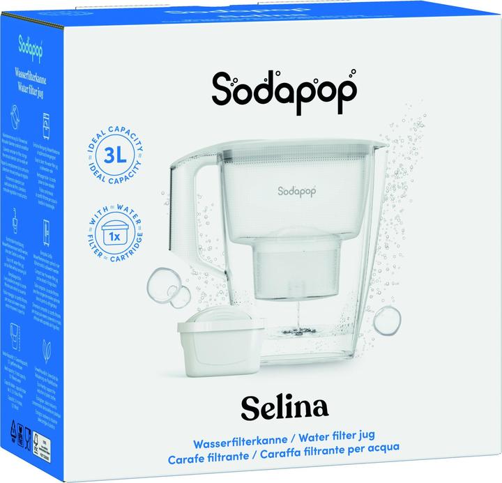 Actual product image Sodapop Selina + activated carbon filter