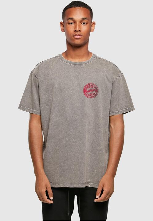 Actual product image FC Bayern München Mia San Mia V GR Acid Washed Heavy Oversize Tee - 115607 (4XL)