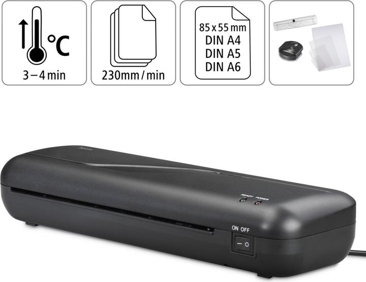 Immagine prodotto Hama Laminatore Basic 4in1 Set DIN A4/230 (125 µm, A4)