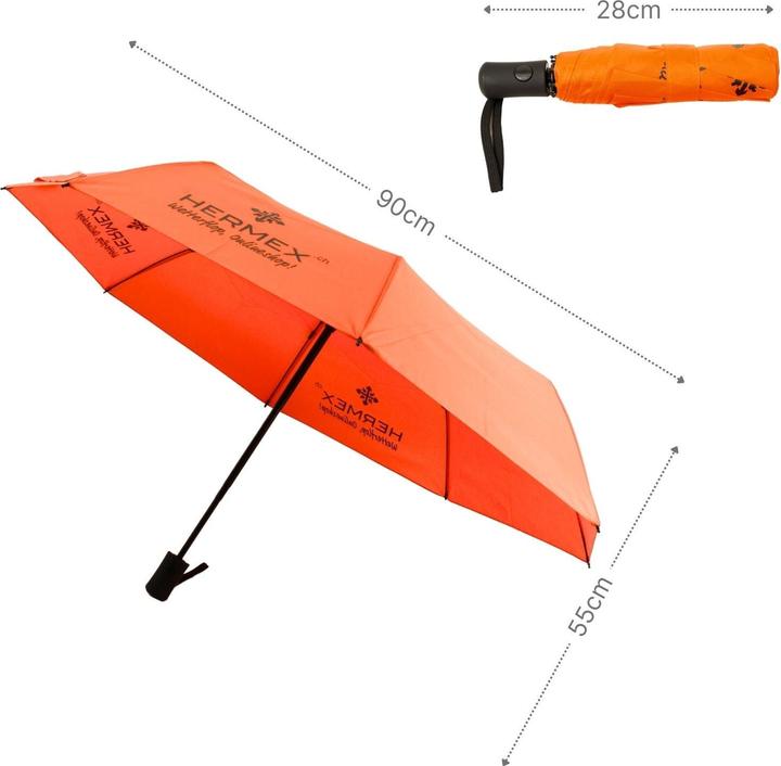 Image du produit Hermex Regenschirm Reise-Schirm faltbarer Regenschirm