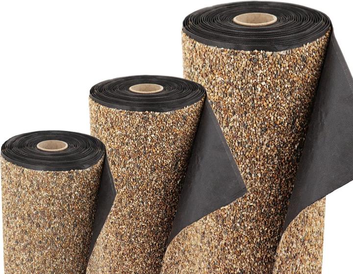 Produktbild Aquagart Steinfolie 1m x 1m breit Für Bachlauf Ufer Teichfolie Teich Folie Sandfarben