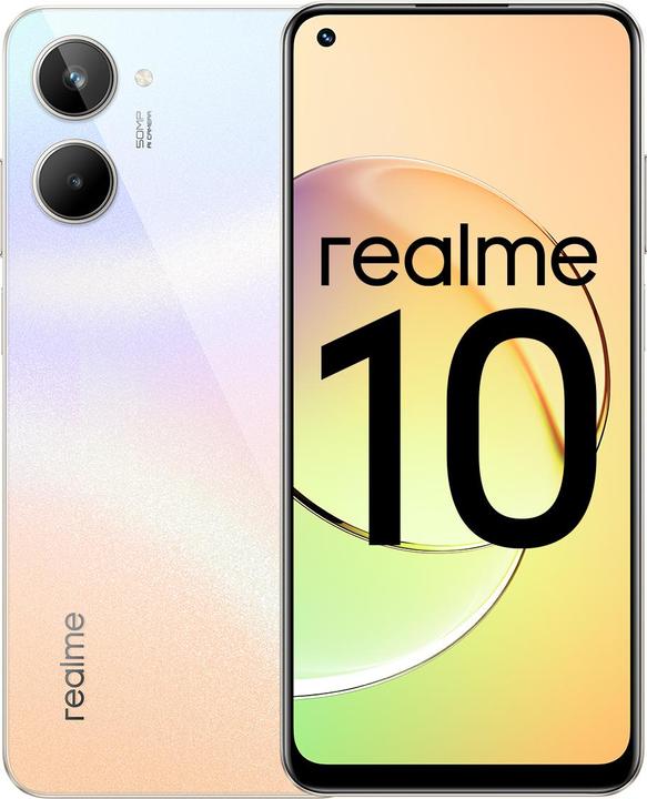 realme 10 (128 GB, Clash White, 6.40", Dual SIM, 50 Mpx, 4G)