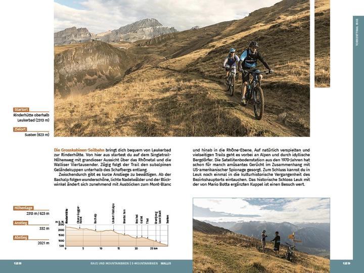 Image du produit Wallis Raus und Mountainbiken | E-Mountainbiken (Allemand, Hallwag Kümmerly+Frey AG, 2022)