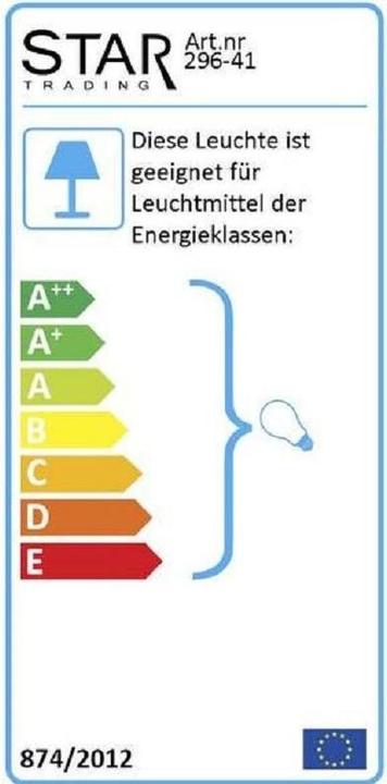 Energy Label Star Trading Tub (E27)
