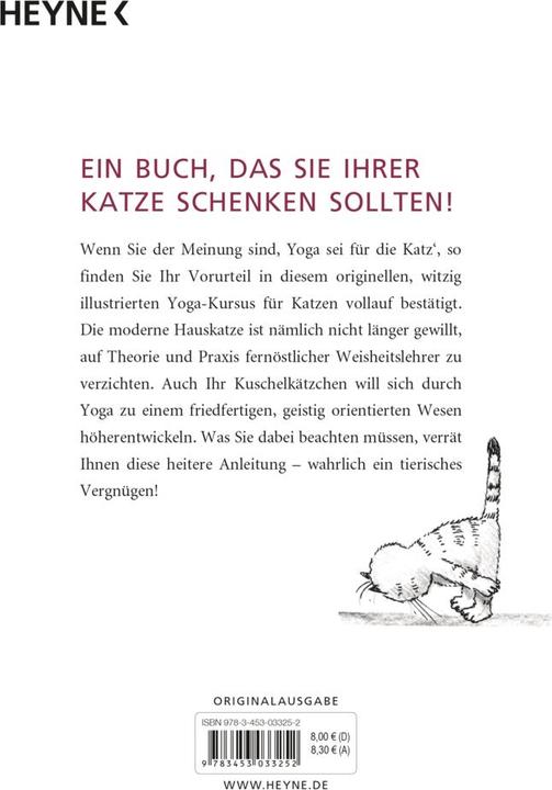 Produktbild Yoga für Katzen (Deutsch, Traudel Reiner, 1989)