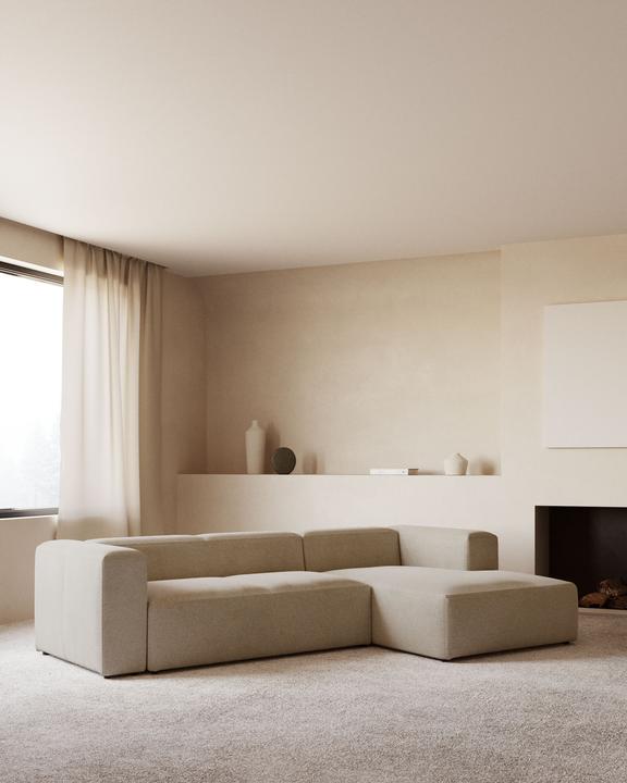 Produktbild Kave Home Blok (5-Sitzer, Ecksofa, Big Sofa)