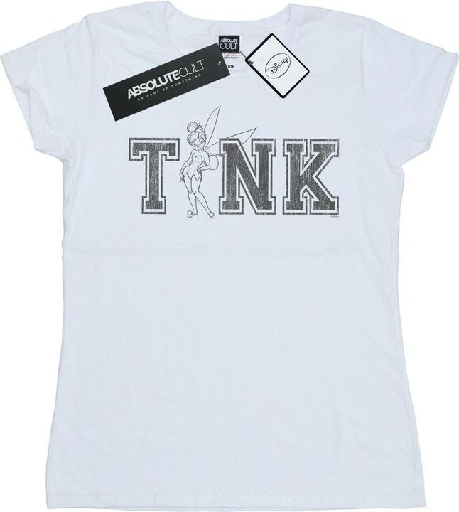 Actual product image Disney Womens/Ladies Tinker Bell Collegiate Tink Cotton T-Shirt (XL)