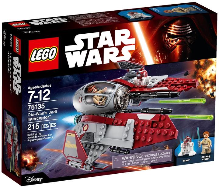 Produktbild LEGO Star Wars Obi-Wan’s Jedi Interceptor (75135, LEGO Star Wars)