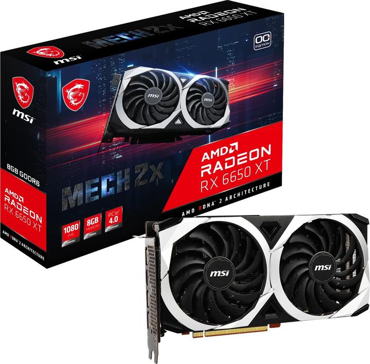 Produktbild MSI Radeon RX6650XT MECH 2X OC (8 GB)