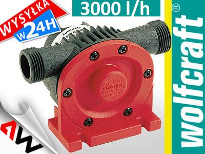 Produktbild wolfcraft wolfcraft 1 Pumpe Kunststoffgehäuse 3000 l/h S=8mm (Bohrmaschinenpumpe)