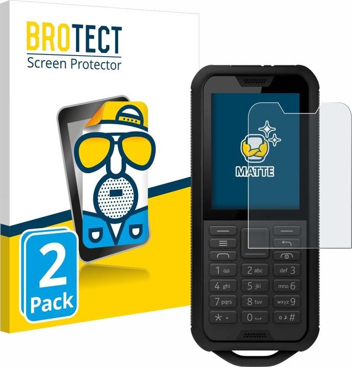 Produktbild BROTECT Entspiegelungs-Schutzfolie Displayschutz Matt (2 Stück, Nokia 800 Tough)