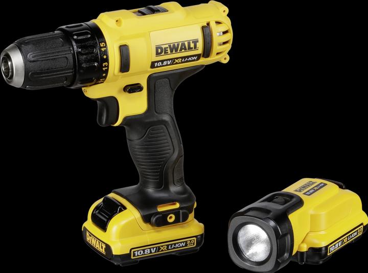 DeWalt Trapano avvitatore a batteria DCD710D2F-QWDE 10.8V XR in custodia (Batteria ricaricabile)