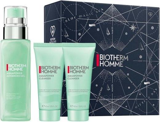 Actual product image Biotherm Aquapower Set gel visage 75ml + nettoyant 40ml + nettoyant 40ml (Facial care set)