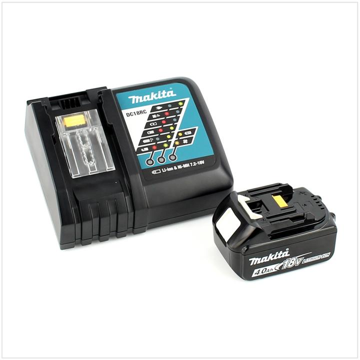 Actual product image Makita DGA 504 RM1J 18 V Li-Ion Cordless Angle Grinder 125 mm Brushless + MakPac Carry Case + 1 x Ba (125 mm)