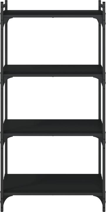 Produktbild VidaXL Bücherregal 4 Böden Schwarz 60x30x120 cm (60 x 30 x 120 cm)