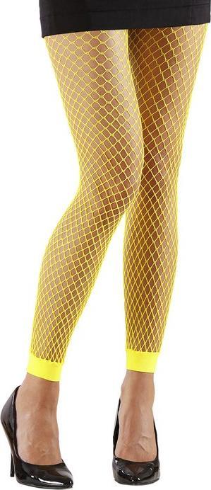 Immagine prodotto Widmann Anni '80 - Leggings a rete giallo neon