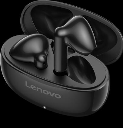 Actual product image Lenovo E310 True Wireless Stereo Earbuds standalone-Black (P) (ANC, 5 h, Wireless)