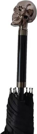 Produktbild Smati Langer Regenschirm Skull, Schwarz