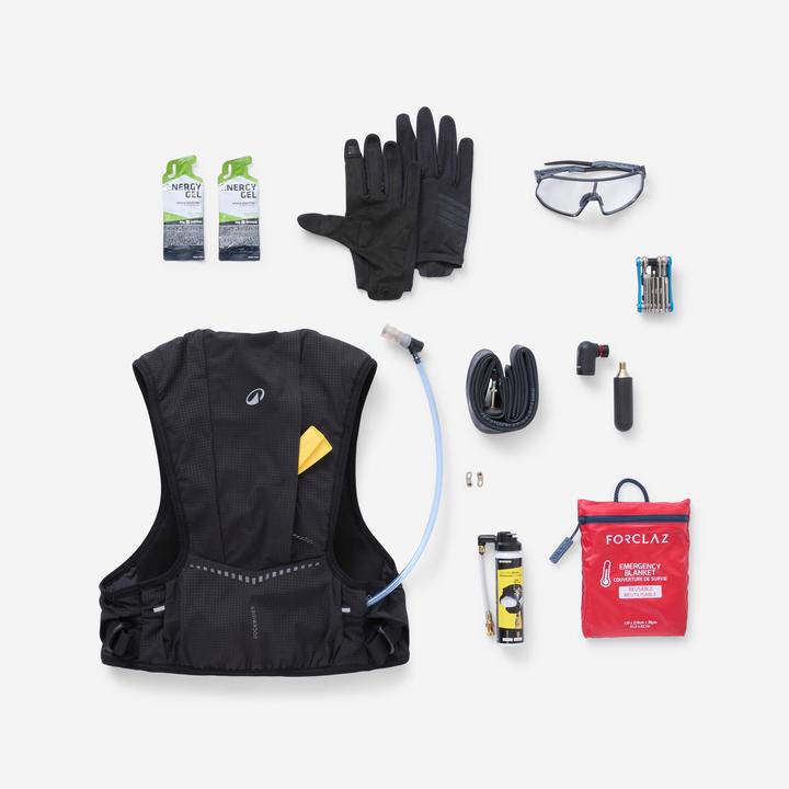 Rockrider Fahrrad Trinkrucksack 3 L / 2 L schwarz (3 l)