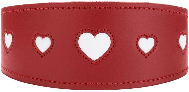 Image du produit Hunter Collier Lévrier Love 52/M, rouge/noir (M, Chien, Général)