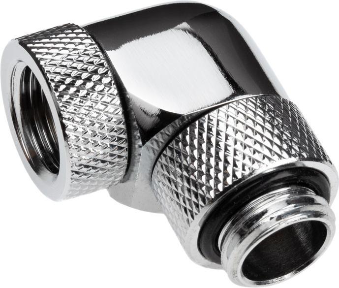 Actual product image Alphacool Icicle Angle adapter 90° rotatable G1/4 AG to G1/4 IG