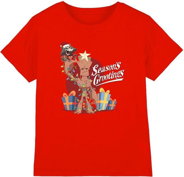 Immagine prodotto Guardians of the Galaxy Seasons Grootings Maglietta Bambini (116)