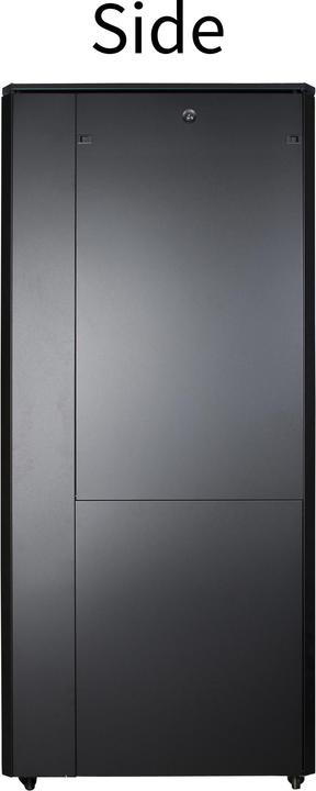 Image du produit Logon RSL46U61BL Vrijstaande rek 46U 600kg Zwart rack (46 HE, Rack 19 pouces)