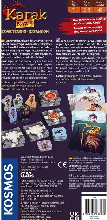Produktbild Kosmos Karak - Regent (Deutsch)