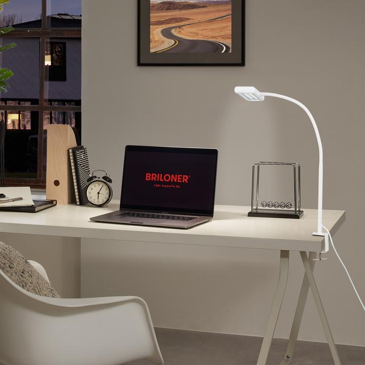 Image du produit Briloner Lampe LED à pince lumière du jour, blanc, LED/7,5W (800 lm)