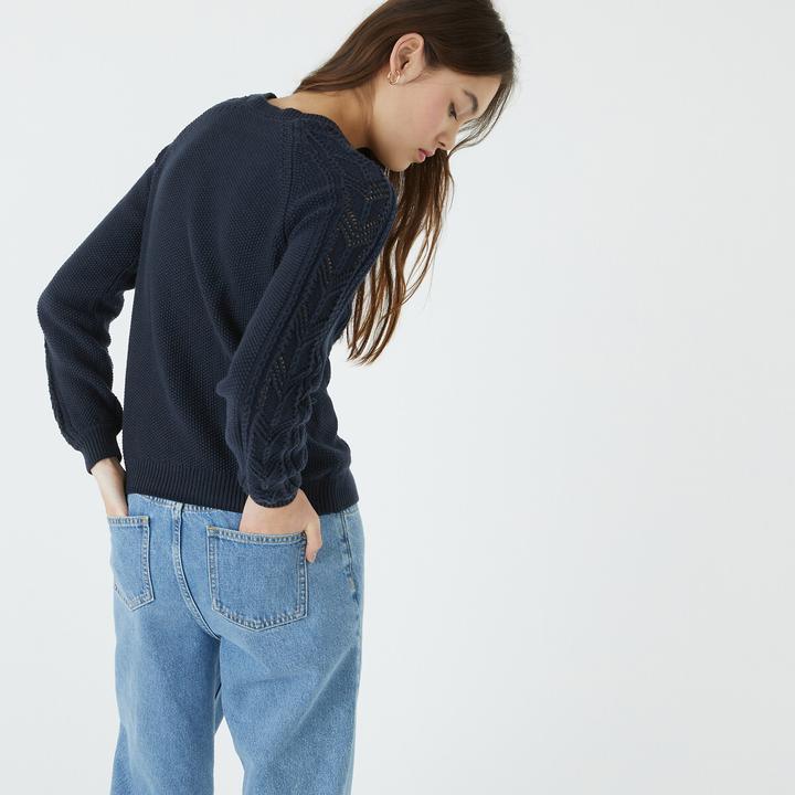 Produktbild La Redoute Collections Cardigan aus Pointelle-Strick (S)