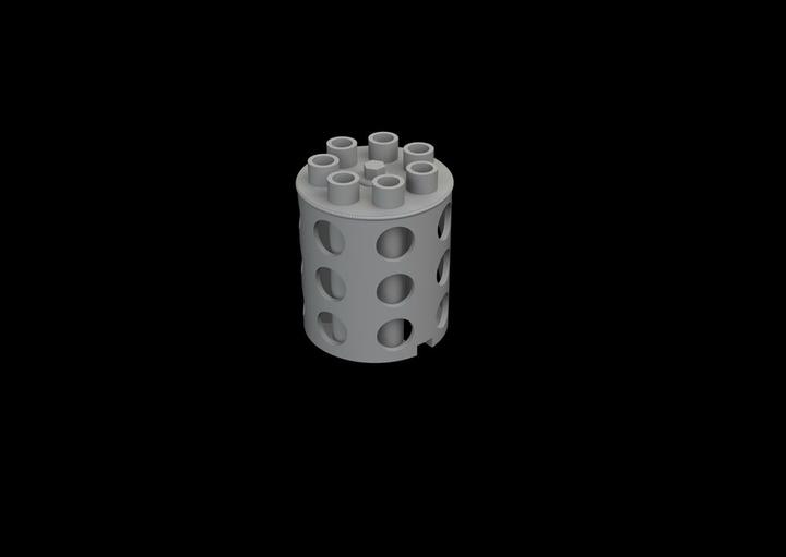 Actual product image Eduard A-10C rotary gun flash suppressor PRINT 1/48 ACADEMY