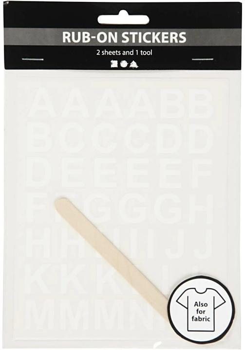 Produktbild Creativ Company Rub-on Buchstaben und Zahlen