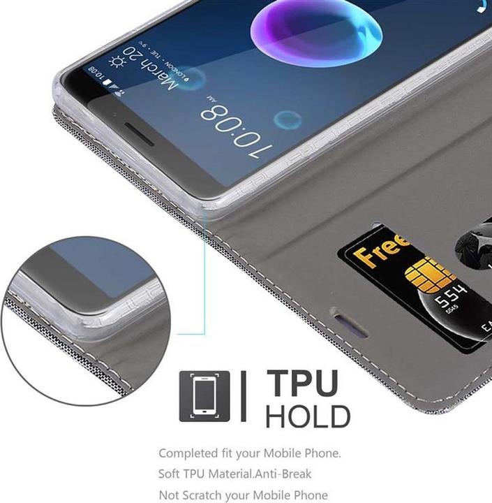 Productafbeelding Cadorabo Boek Jeans Optiek Cover (HTC Desire 12)