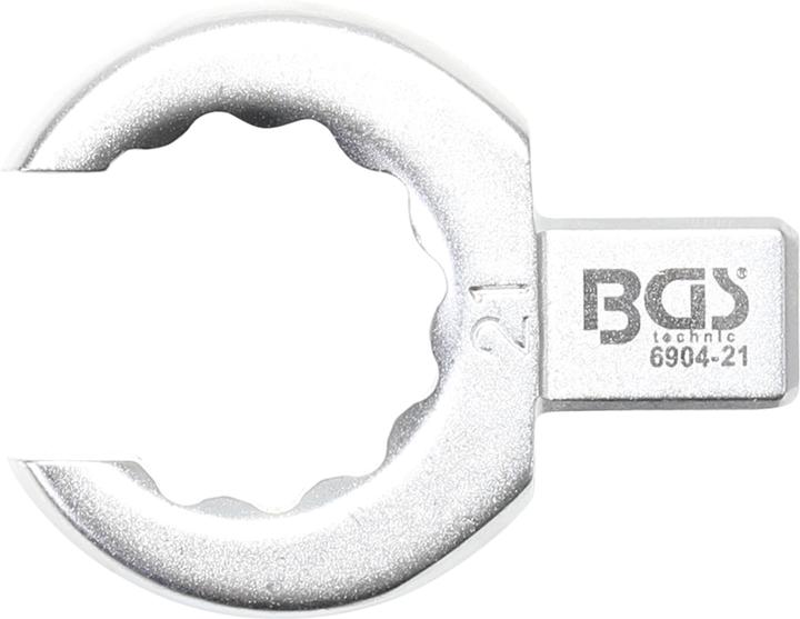 Produktbild BGS Einsteck-Ringschlüssel offen 21 mm Aufnahme 9 x 12 mm (21 mm)