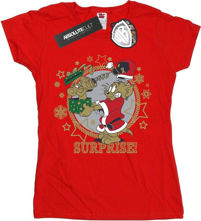 Image du produit Tom & Jerry - T-shirt CHRISTMAS SURPRISE - Femme (M)
