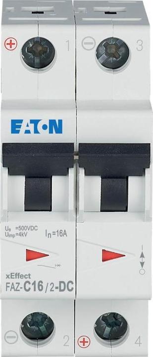Produktbild Eaton MOE FAZ-C16/2-DC Leitungsschutzschalt